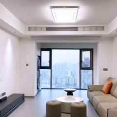 半包装修极简风三室两厅两卫，定金100抵1000灯具兑换券